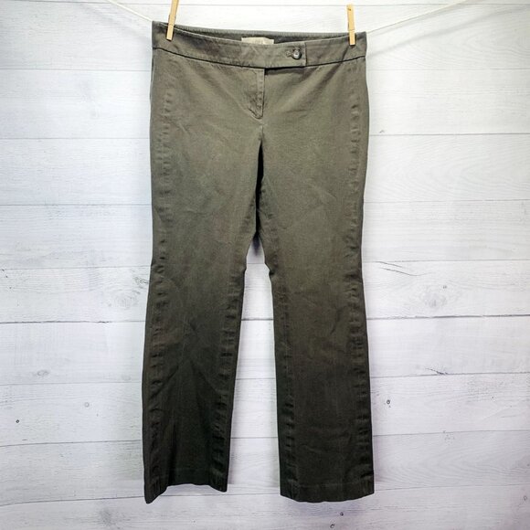 Ann Taylor LOFT Womens Marisa Fit Career Pants Stretch Bootcut Brown Size 10 - Picture 4 of 12